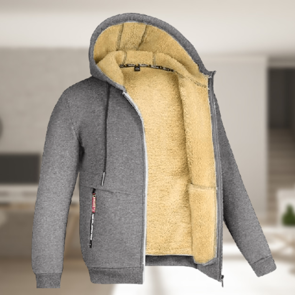 Calix | Chaqueta de invierno con capucha Comfy - Carmen Modas Gris / S