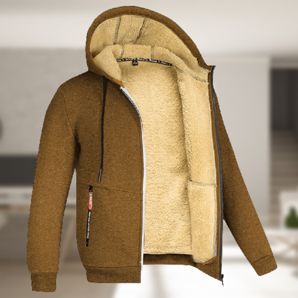 Calix | Chaqueta de invierno con capucha Comfy - Carmen Modas Marrón / S