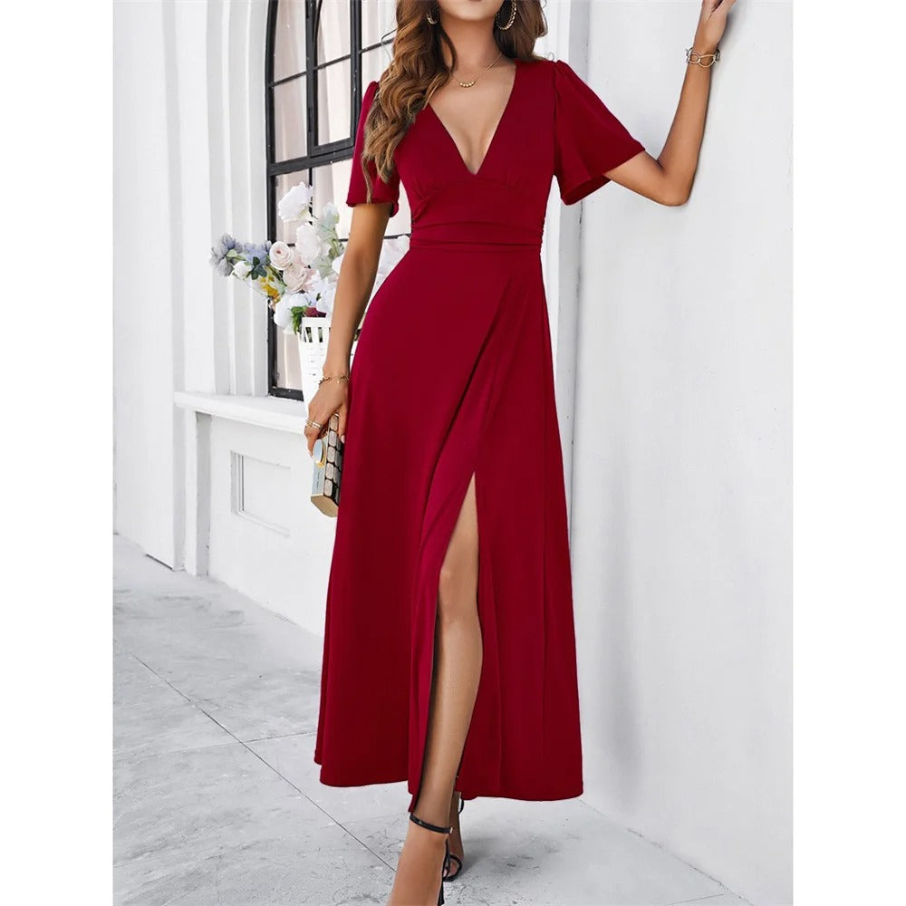 Valerie | V-neck bodycon dress