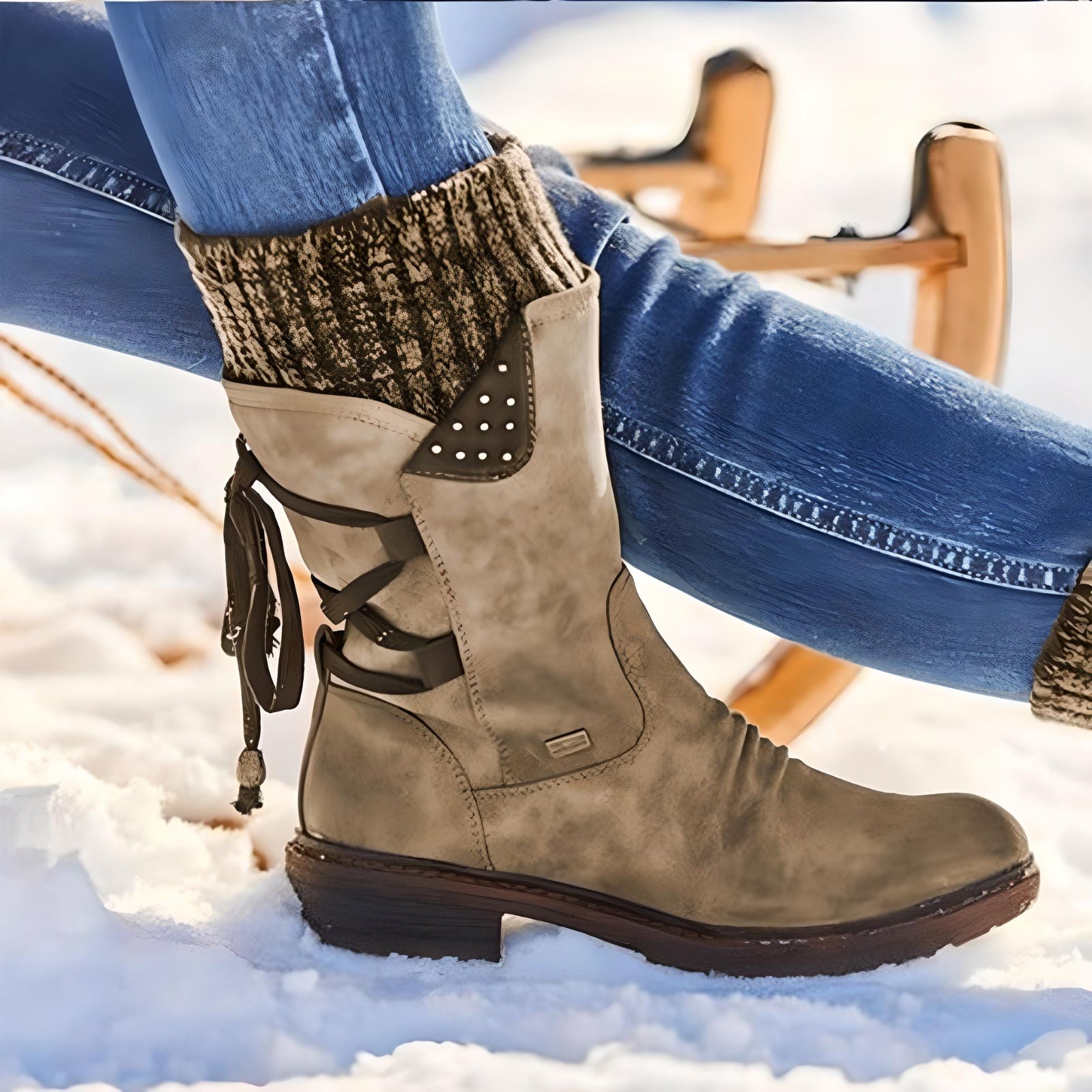 Wallace | Lace-up snow boots