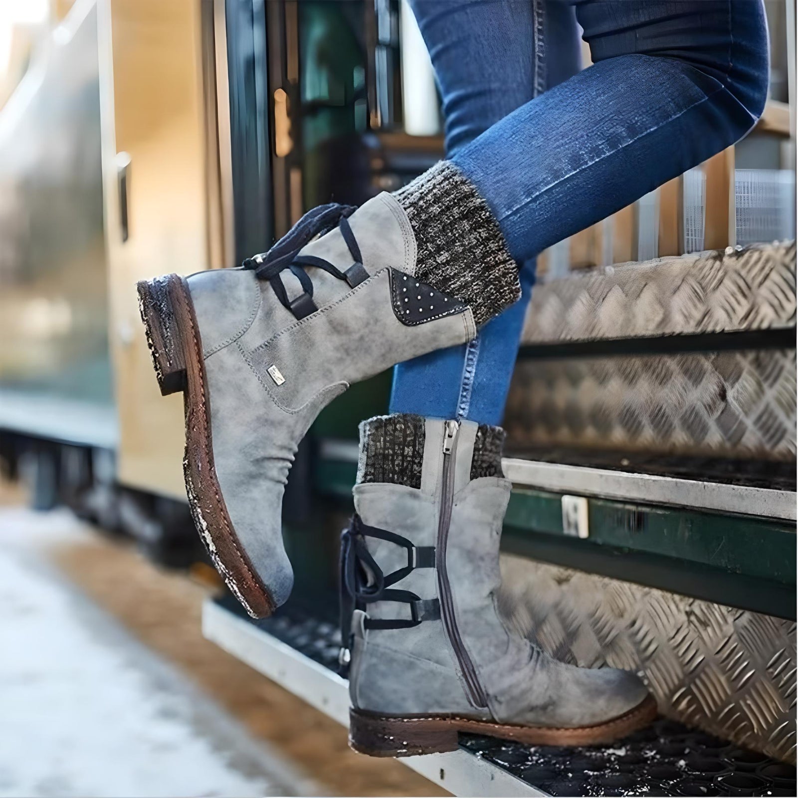 Wallace | Lace-up snow boots