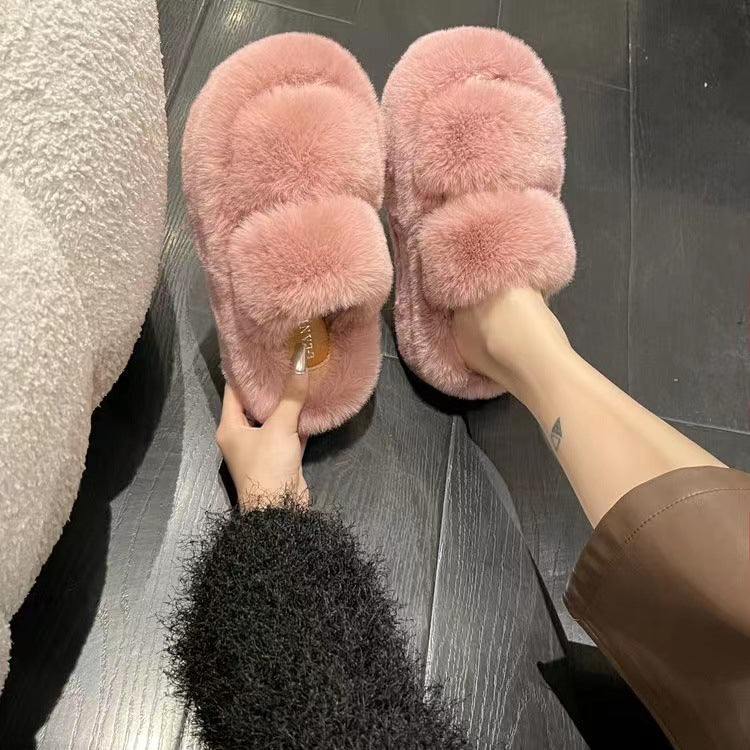 Thick and warm house slippers