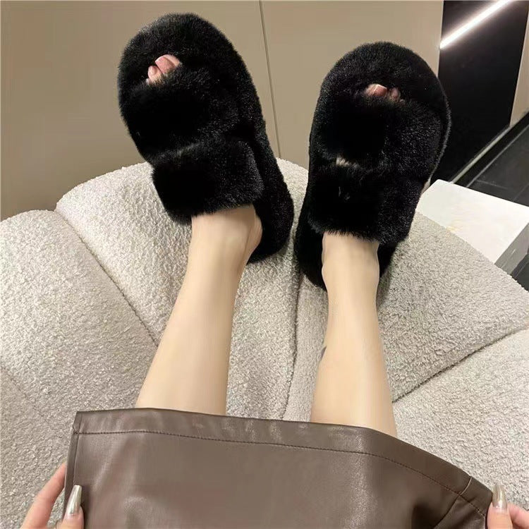 Thick and warm house slippers