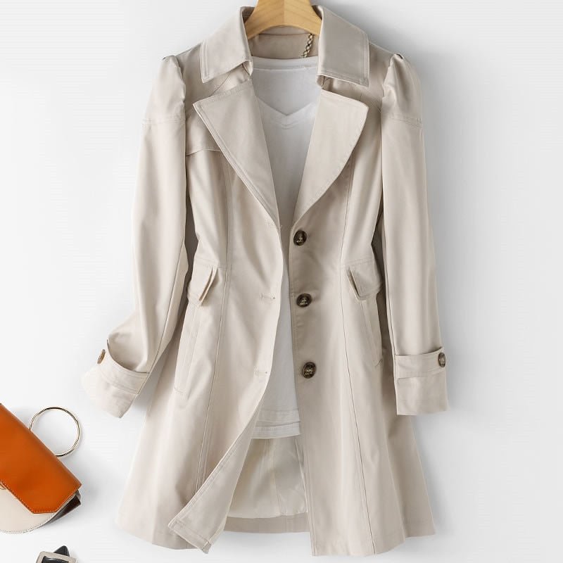 Zoey | Summer Chic Trench Coat - Beige / M - AMVIM