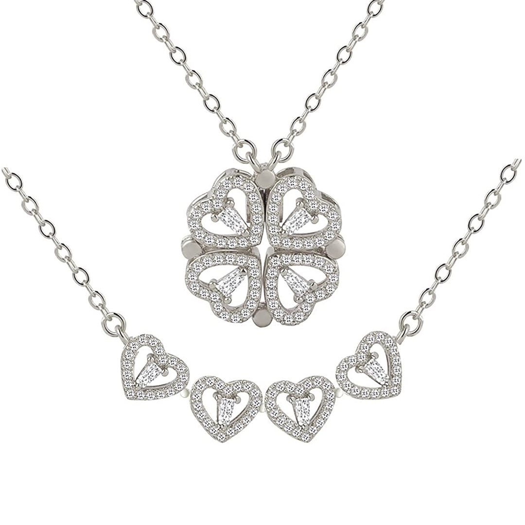 Clover Heart Necklace 