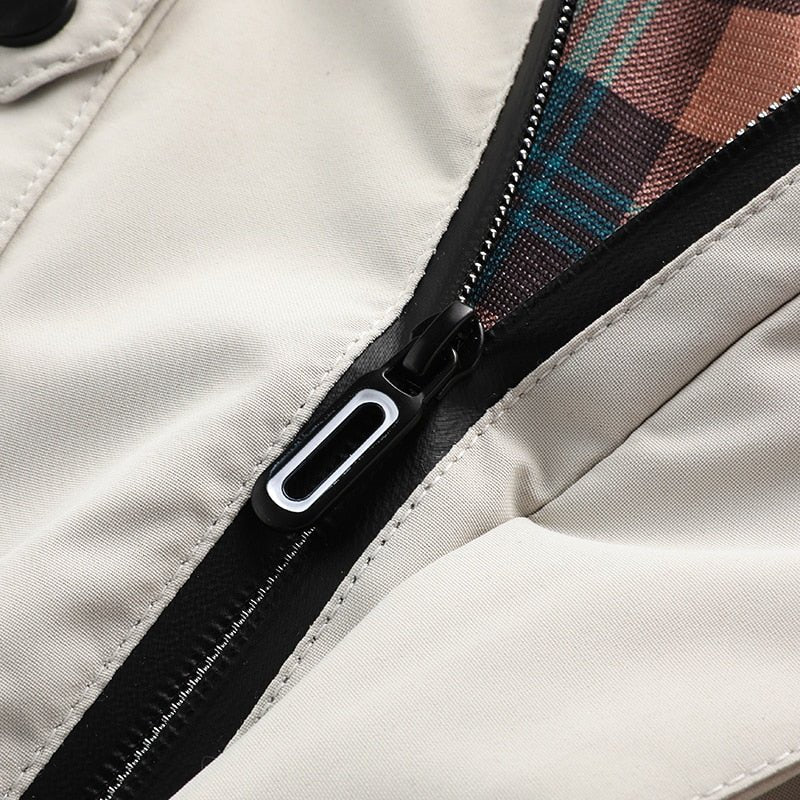 Mike | Multi-pocket windbreaker jacket